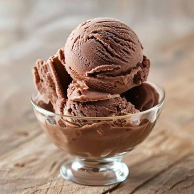 Chocolate Ice Cream Scoop