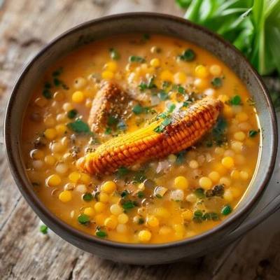 Sweet Corn Chicken Soup