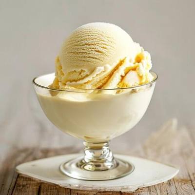 Vanilla Ice Cream Plain Scoop