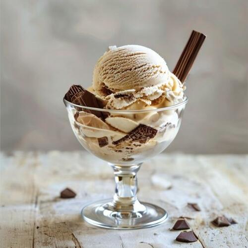 Vanilla Ice Cream with Kitkat